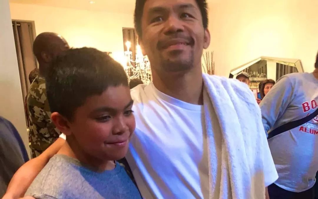 Manny Pacquiao Continues to Touch Lives Outside of the Boxing Ring